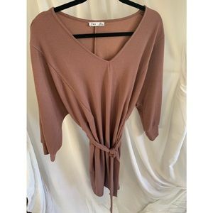 Dex Dolman tie waist dress.